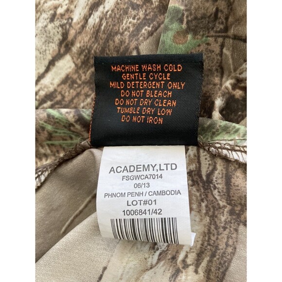 Game Winner Men's Break Up Infinity Camo Button Down Hunting Shirt Size 3XL - Picture 9 of 11